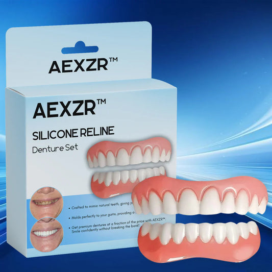 🦷AEXZR™ Sada silikonových protéz Reline (⏰časově omezená sleva trvá 30 minut⏰)