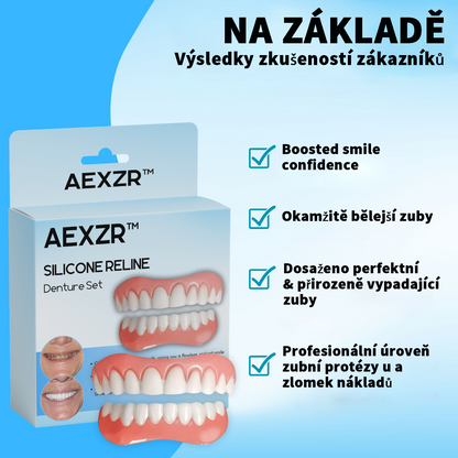 🦷AEXZR™ Sada silikonových protéz Reline (⏰časově omezená sleva trvá 30 minut⏰)