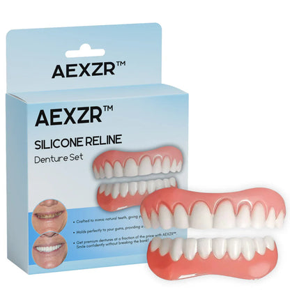 🦷AEXZR™ Sada silikonových protéz Reline (⏰časově omezená sleva trvá 30 minut⏰)