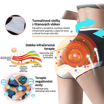 Samozahřívací turmalínové šortky III z titanového vlákna – vytvarujte si své vysněné tělo!